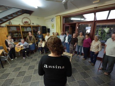 Una de la Actividades de ANSINA en los centros de mayores