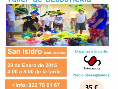 La Asociación Entrelazados imparte un taller de Globoflexia en San Isidro