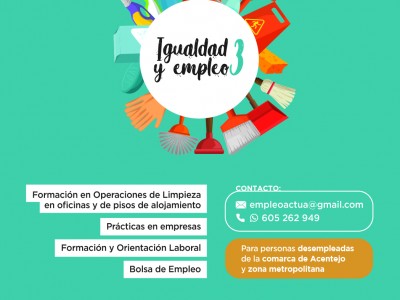 Cartel del proyecto "Igualdad y Empleo III"