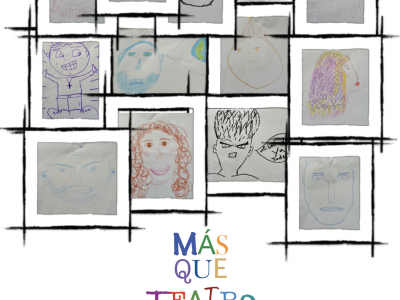 Cartel del proyecto "Más que Teatro" de las Asocaición En Procesos