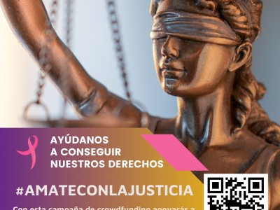 Cartel de la campaña "AMATE con la Justicia"