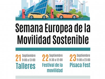 Cartel de la Semana Europea de la Movilidad Sostenible