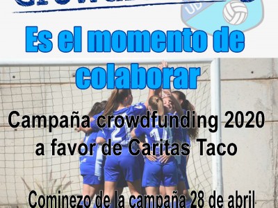 Cartel de la campaña de La UD Tacuense "UD Tacuense en las Buenas y en las Malas Somos Taco""