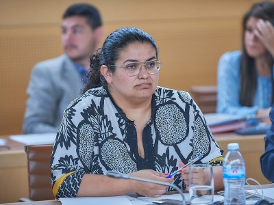 La Consejera Insular Coromoto Yanes