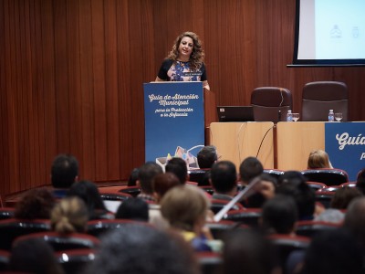 La Consejera Cristina Valido durante su intervención en estas Jornadas