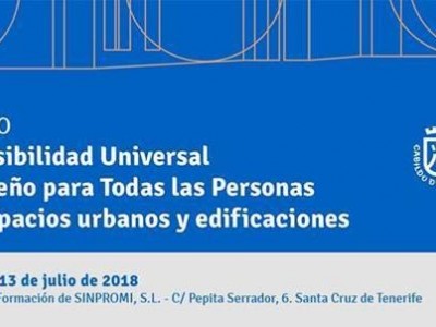 Curso de Accesibilidad Universal y Diseño para Todas las Personas en espacios urbanos y edificaciones.