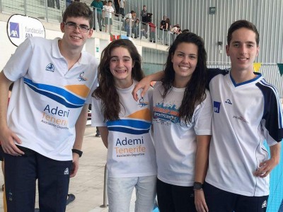 Los nadadores representantes del ADEMI Tenerife