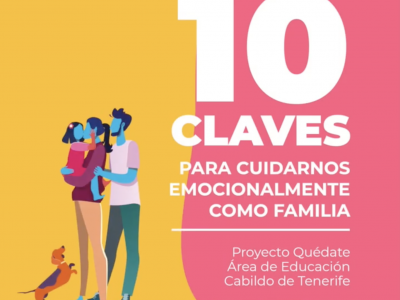 Imagen publicitaria del Decálogo para el cuidado emocional como familia