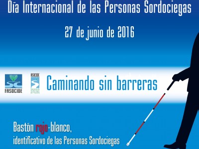 Cartel conmemorativo del Día Internacional de las Personas Sordociegas