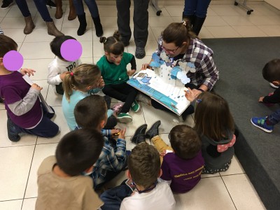 Una de las actividades infantiles y en familia realizadas