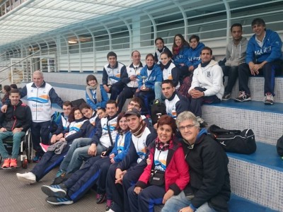 El grupo de natación del Club ADEMI