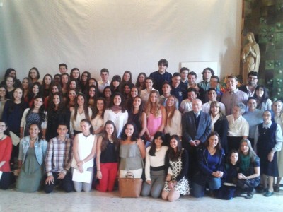 El grupo de alumnos participantes en el proyecto