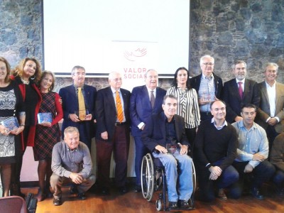 Autoridades y premiados de los Premios CPESA al valor social