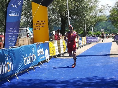 El paratriatleta tinerfeño Juan Jesús Aguiar 