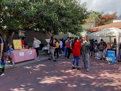 Zona de stands de las Entidades de Voluntariado