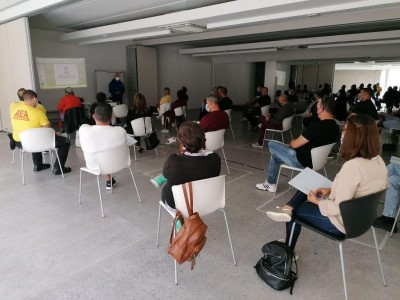 Un instante del curso de Fomento del Asociacionismo Municipal en el Ayuntamiento de Guía de Isora