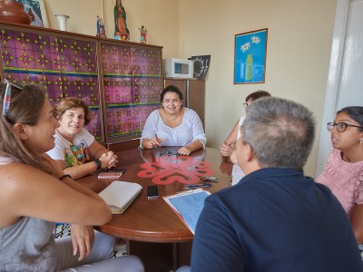 Visita la Centro María Blanca de Cáritas. 