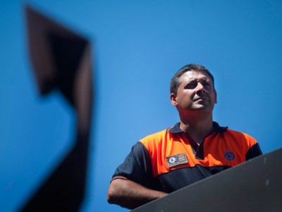 Santiago Carlos García, jefe de la agrupación de Protección Civil de Santa Cruz y presidente de la Asociación de Jefes de Agrupaciones Municipales de Voluntarios de Protección Civil de Canarias (Aprocica)