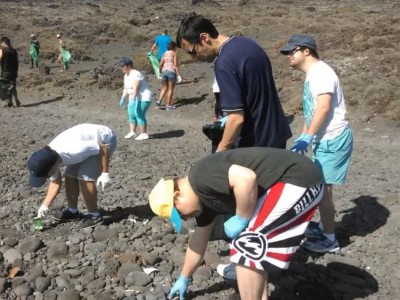 La actividad de recogida de basura