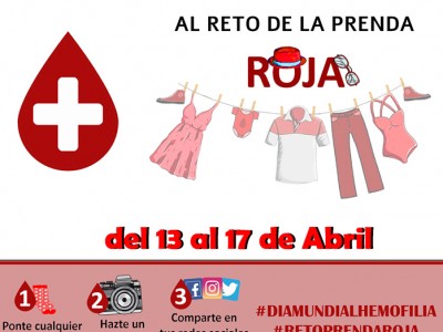 Cartel Reto de la Prenda Roja