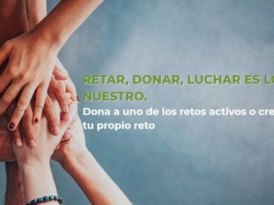 Imagen de la Plataforma de Crowdfunding "Mi Reto Contra el Cáncer"