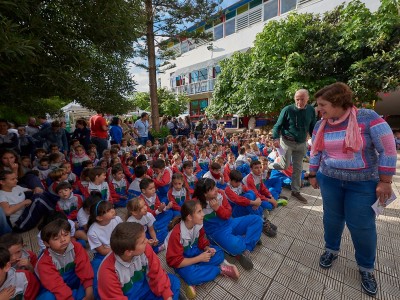 Juana María de la Rosa González, Directora Insular de Voluntariado y Promoción a la Inclusión Social con el alumnado del centro