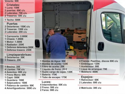Cartel del a OPERACIÓN VEHÍCULO de la Fundación José Luís Montesinos