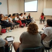 Vista General de la sala y el alumnado asistente