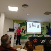 Un instante de la Charla de sensibilización de AMATE