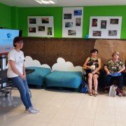 Un instante del taller