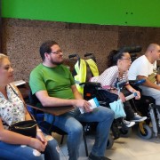 Parte de los asistentes al taller
