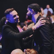 Instante previos al comienzo de la gala