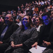 Zona de las autoridades en la gala