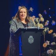 Intervención de María Ana Franquet Navarro,Consejera Insular del Área de Acción Social, Participación Ciudadana y Diversidad y Vicepresidenta de SINPROMI S. L.