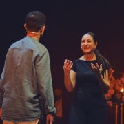 Un instante de una de las actuaciones de la gala