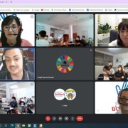 Un instante del taller online