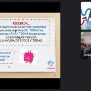 Un instante del taller online