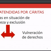 Charla online impartida por Cáritas