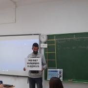 Un instante del taller cuento "Mareden"