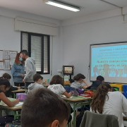 Un instante del taller cuento "Mareden"