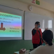 Un instante del taller "Los ODS al Cole"