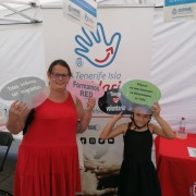 Visitantes que pasaron por el Photocall del Programa Tenerife Isla Solidaria