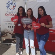 Visitantes que pasaron por el Photocall del Programa Tenerife Isla Solidaria