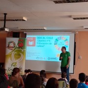 Un instante del taller impartido por KMS Verdes