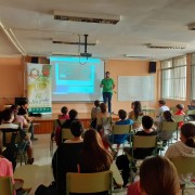 Un instante del taller impartido por KMS Verdes