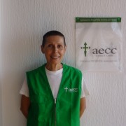 Mari Carmen Cejudo, voluntaria de la Asociación Española Contra el Cáncer, AECC