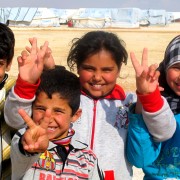 Niños refugiados Sirios
