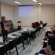 La coordinadora de la Oficina de Voluntariado impartiendo un taller de Voluntariado y Solidaridad